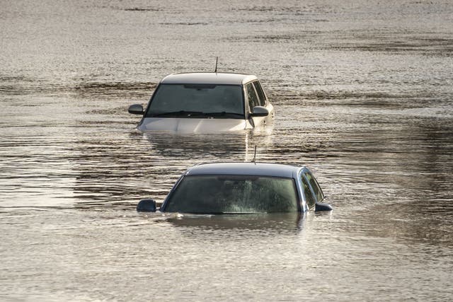 Flooding was identified as the leading cause of economic damage in Europe (Danny Lawson/PA)