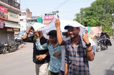 India scorched by extreme heat with monsoon rains delayed