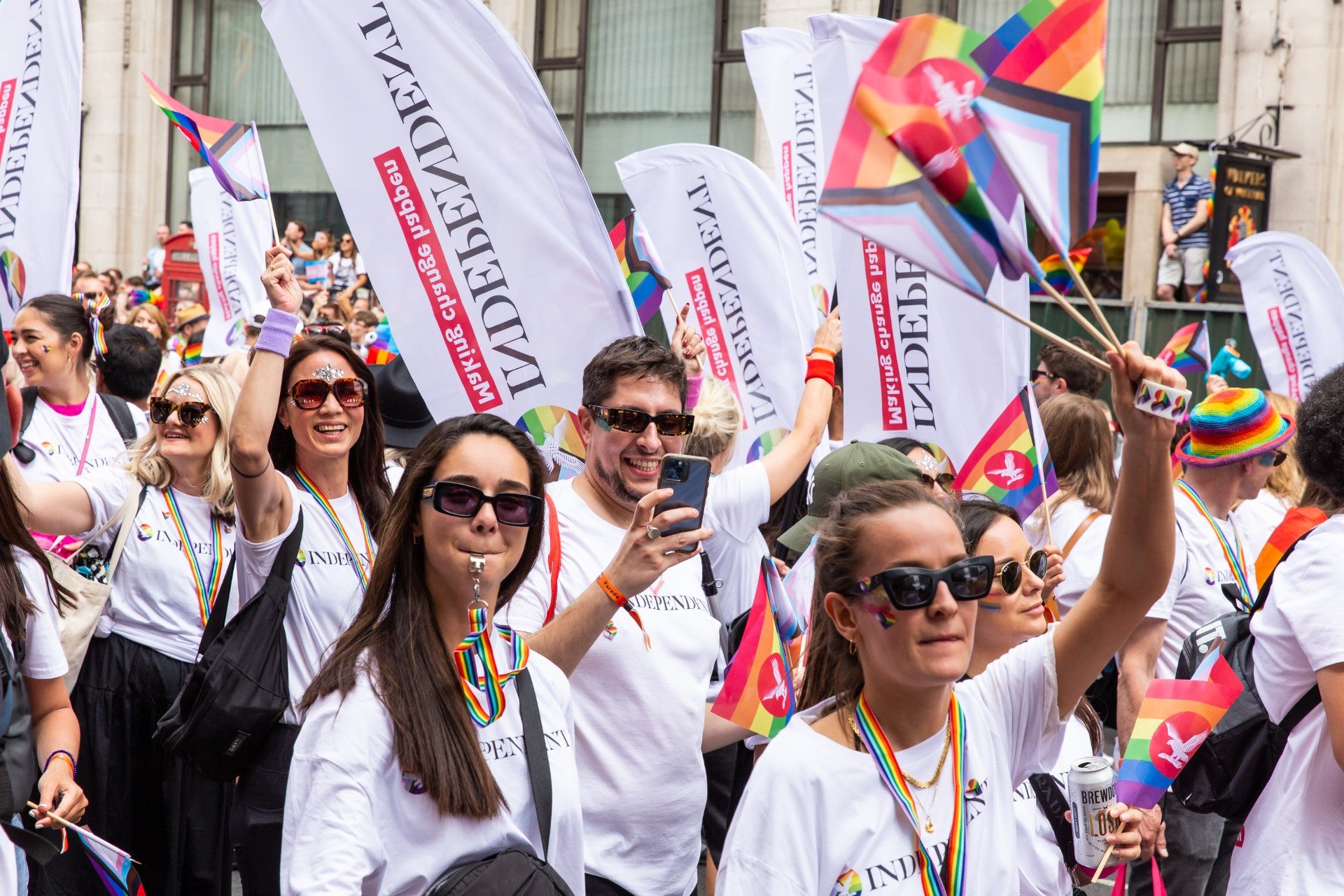 The Independent was also the official news partner of Pride in London in 2022