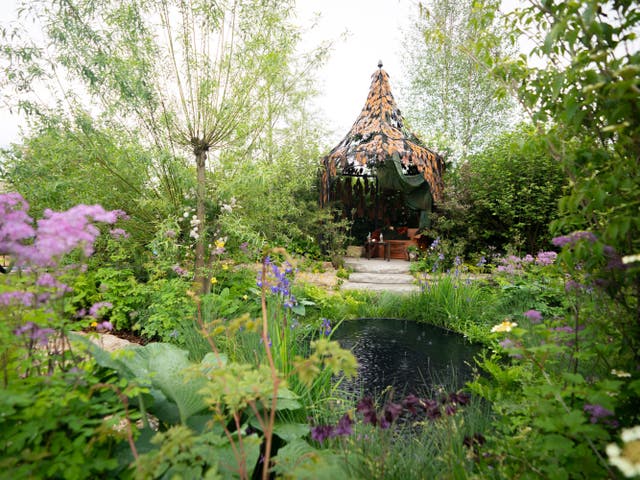 <p>The Boodles British Craft Garden, during the RHS Chelsea Flower Show press day, at the Royal Hospital Chelsea, London</p>
