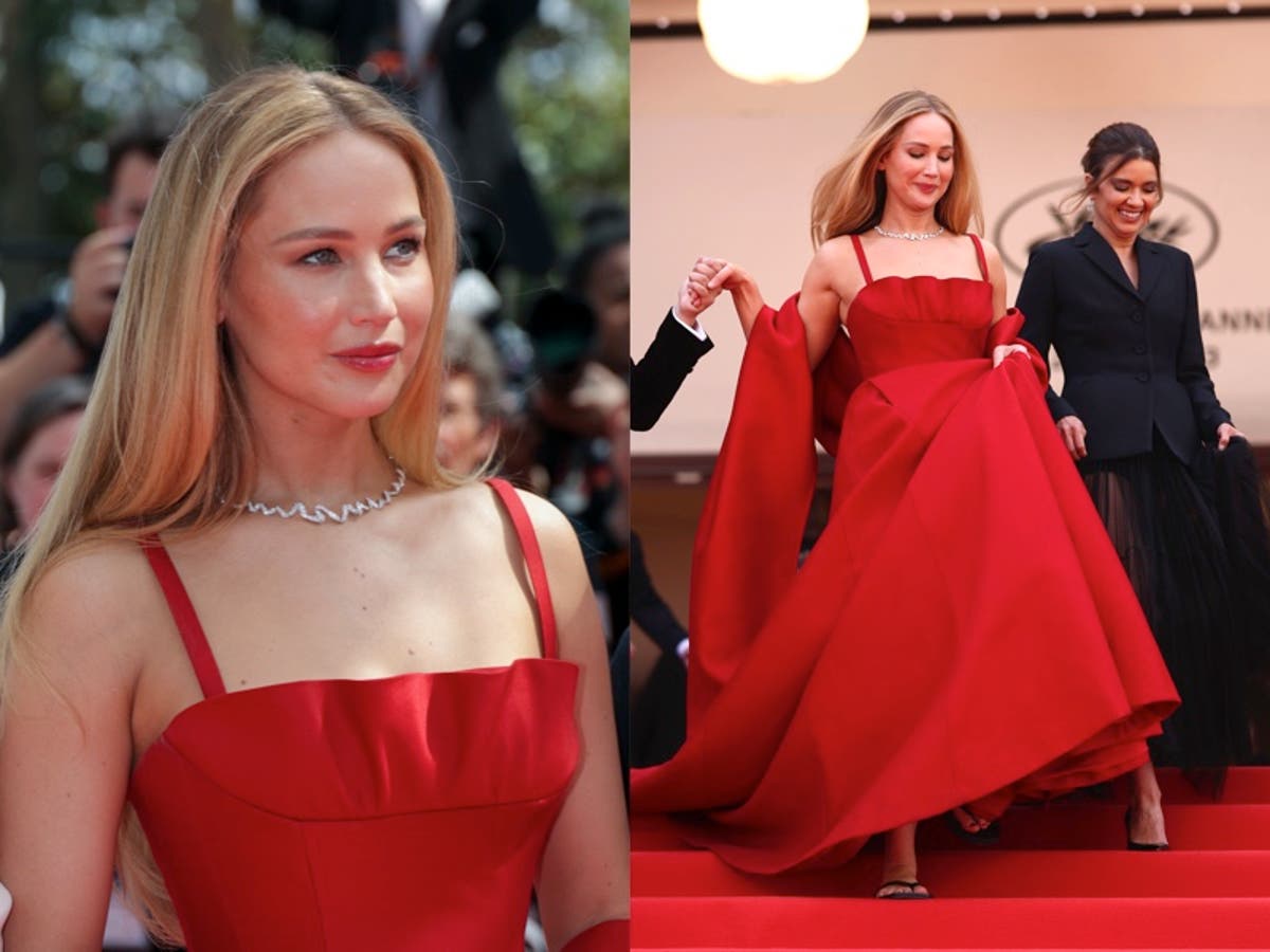 Jennifer Lawrence steps in to clarify theory about her Cannes footwear