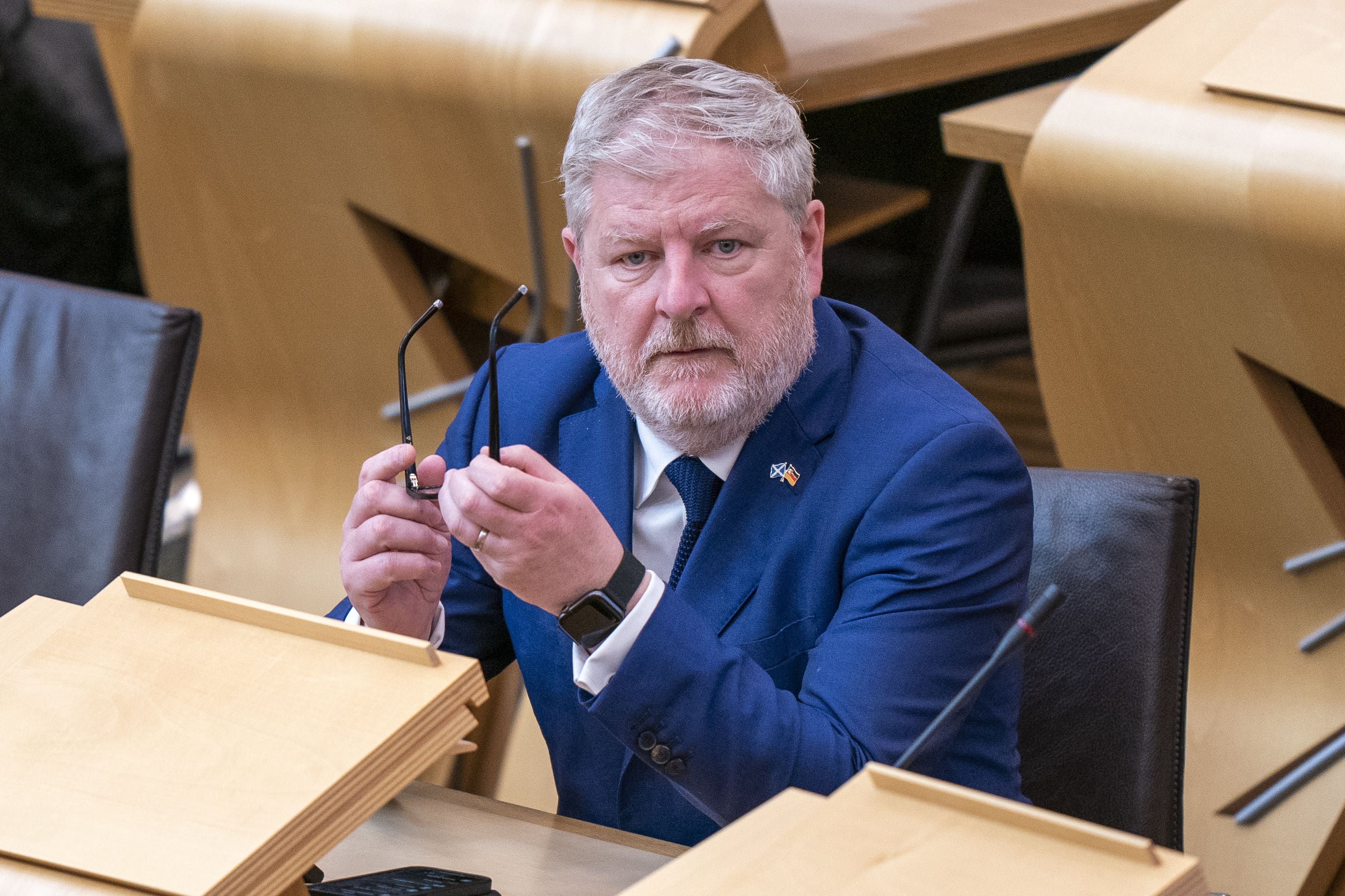 Scottish External Affairs Secretary Angus Robertson ‘took offence’ over new guidance issued regarding the Scottish Government’s meetings with overseas adminsitrations, Alister Jack said. (Jane Barlow/PA)