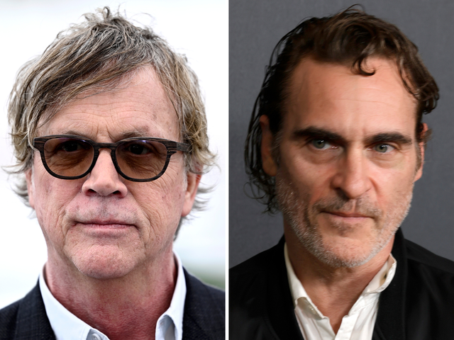 <p>Todd Haynes and Joaquin Phoenix</p>