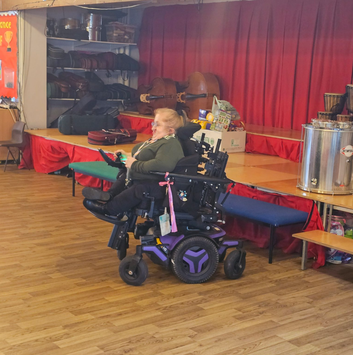 In her role as a development officer at Disability Wales, Ms Watkins educates children and schools about the UN Convention on the Rights of Persons with Disabilities