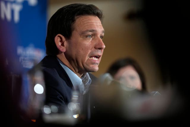 <p>Gov Ron DeSantis of Florida, who is reportedly preparing to enter the presidential race </p>