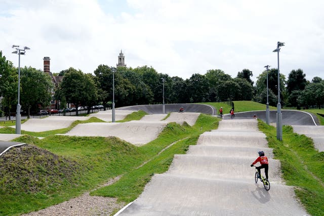 Peckham BMX Club has coached and supported more than 2,000 young people since opening in 2004 – including Olympic silver medallist Kye Whyte (Gareth Fuller/PA)