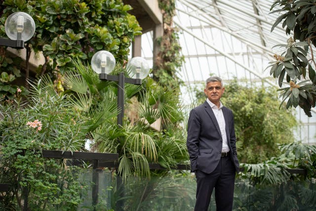 Sadiq Khan has suffered directly from London’s poor air quality (Greater London Authority/PA)