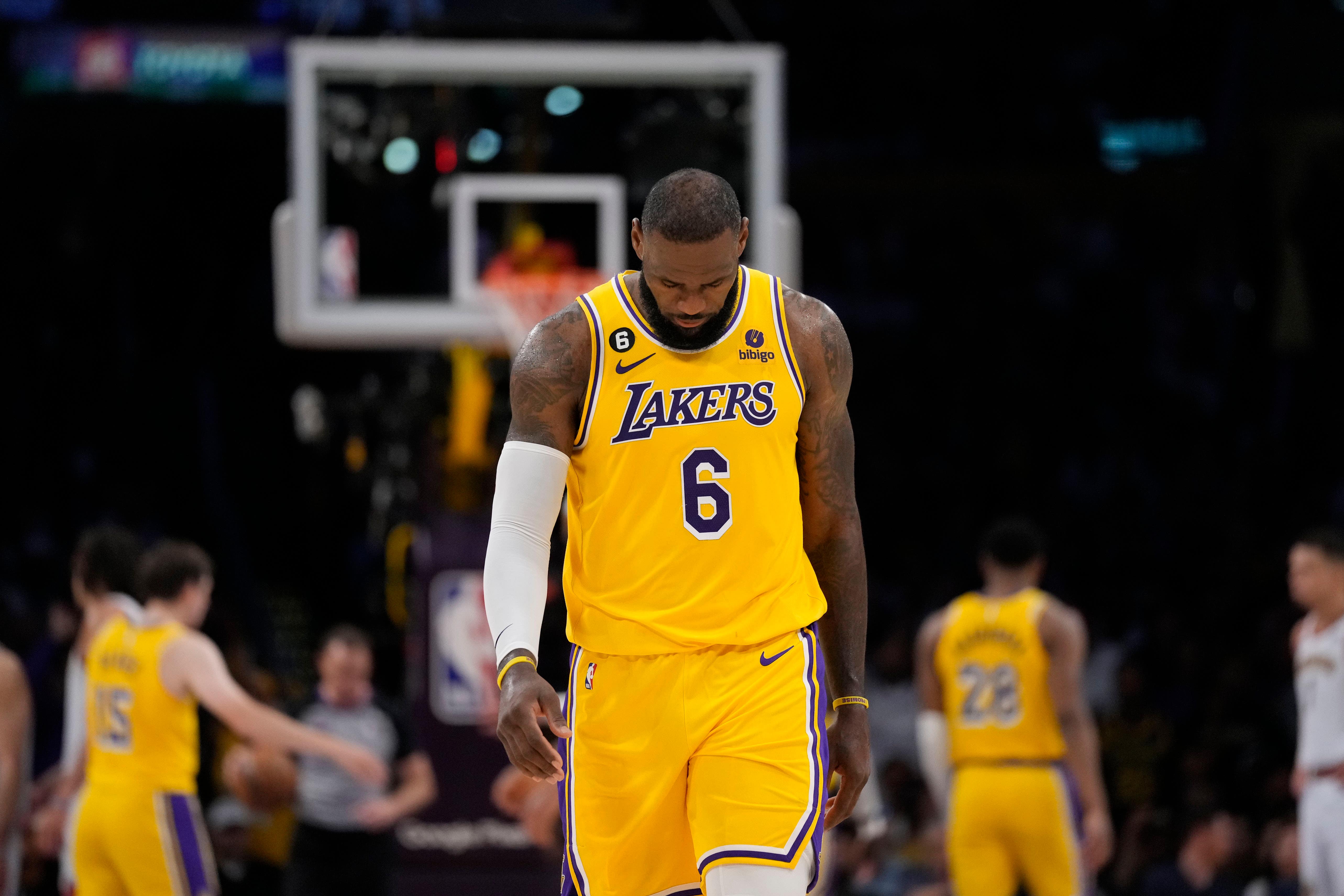Lebron James Hints At Nba Retirement After Lakers Exit Finals The Independent