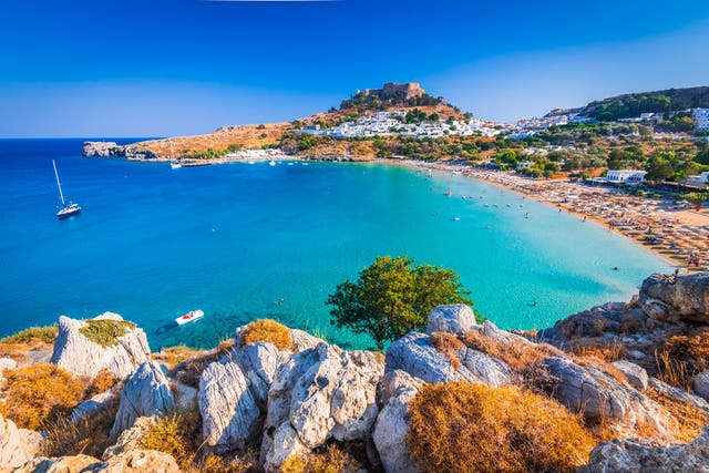 <p>The island boasts a scenic coastline, medieval ruins, Venetian architecture and colourful villages </p>
