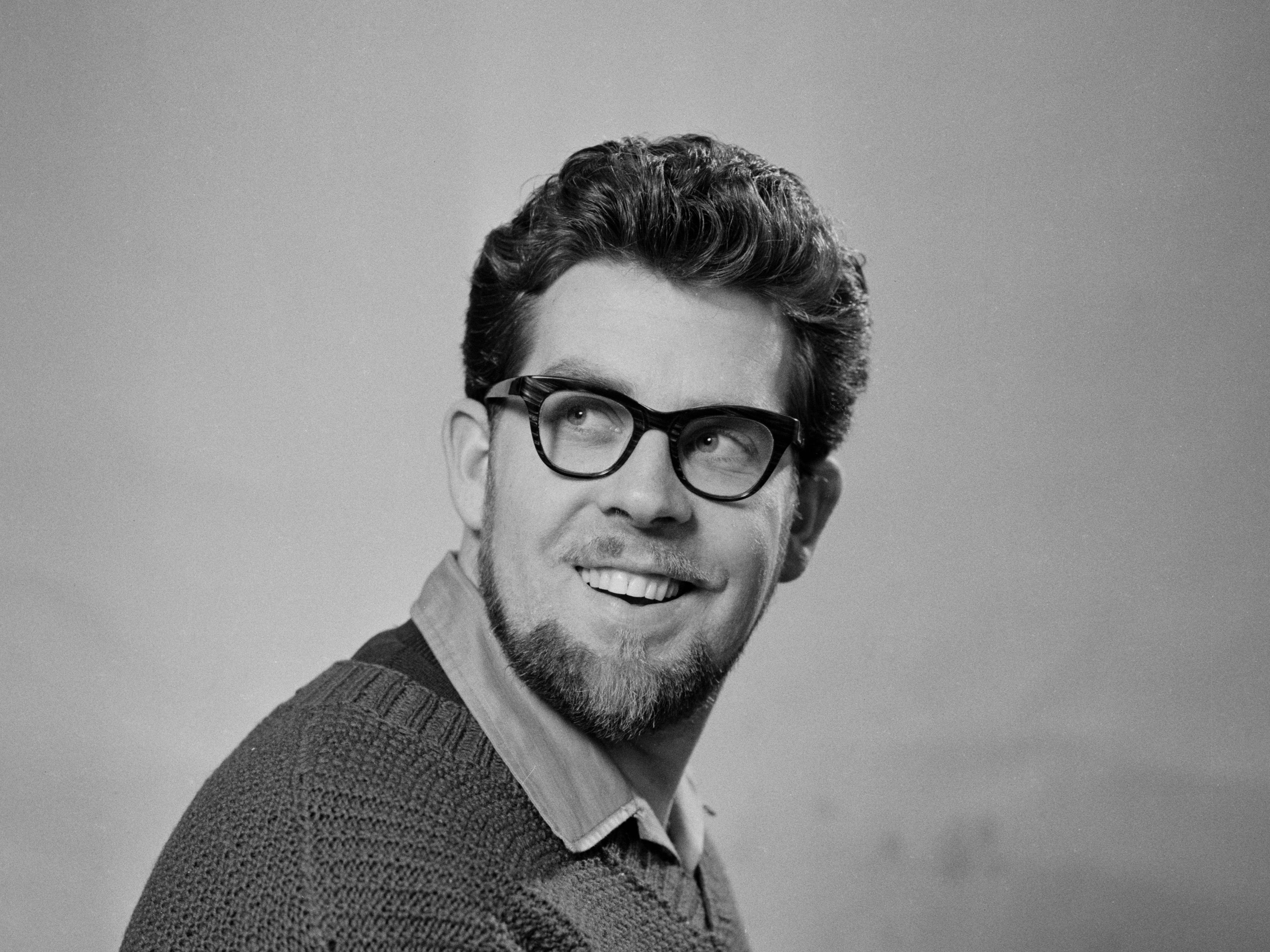 Rolf Harris photographed in 1964