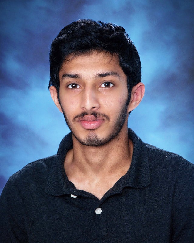 <p>Sai Varshith Kandula is pictured in a Marquette High School yearbook image from 2022, courtesy of the Rockwood School District</p>