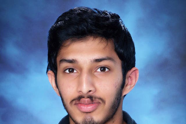 <p>Sai Varshith Kandula is pictured in a Marquette High School yearbook image from 2022, courtesy of the Rockwood School District.</p>