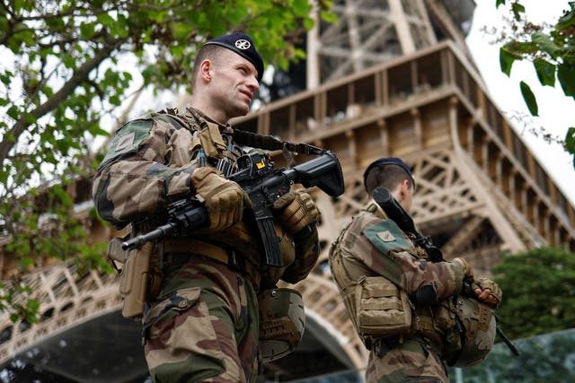 <p>The military will be deployed to ensure safety during the Paris 2024 opening ceremony </p>