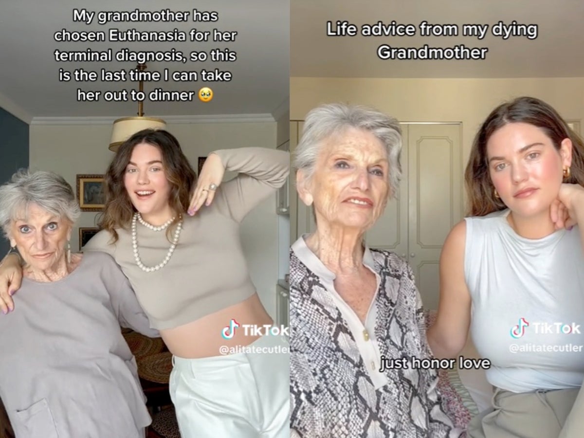 A TikTok model made viral videos of her grandmother’s choice to die. Here’s why