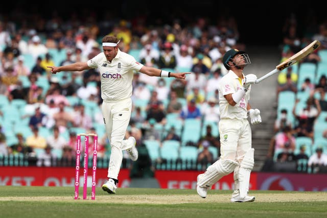 Stuart Broad will look to get the upper hand over Australia’s David Warner again this summer (Jason O’Brien/PA)