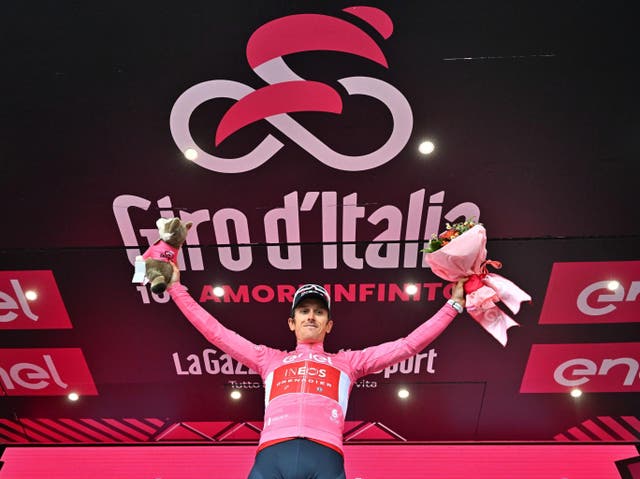 <p>Geraint Thomas is hoping to secure a first overall Giro d’Italia victory </p>