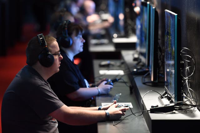 A study of video games shows male characters say twice as much as female characters (Joe Giddens/PA)