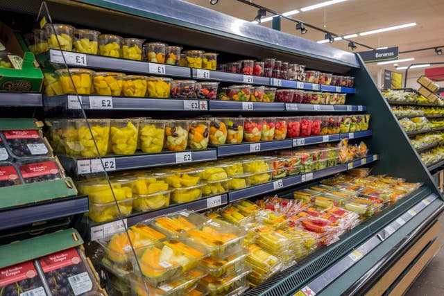 Soaring food prices have seen UK inflation ease back far less than expected in April, keeping up the pressure on households and raising the spectre of yet more interest rate rises (Alamy/PA)