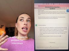Woman praised for AI interview hack: ‘Most helpful thing I’ve seen on TikTok’