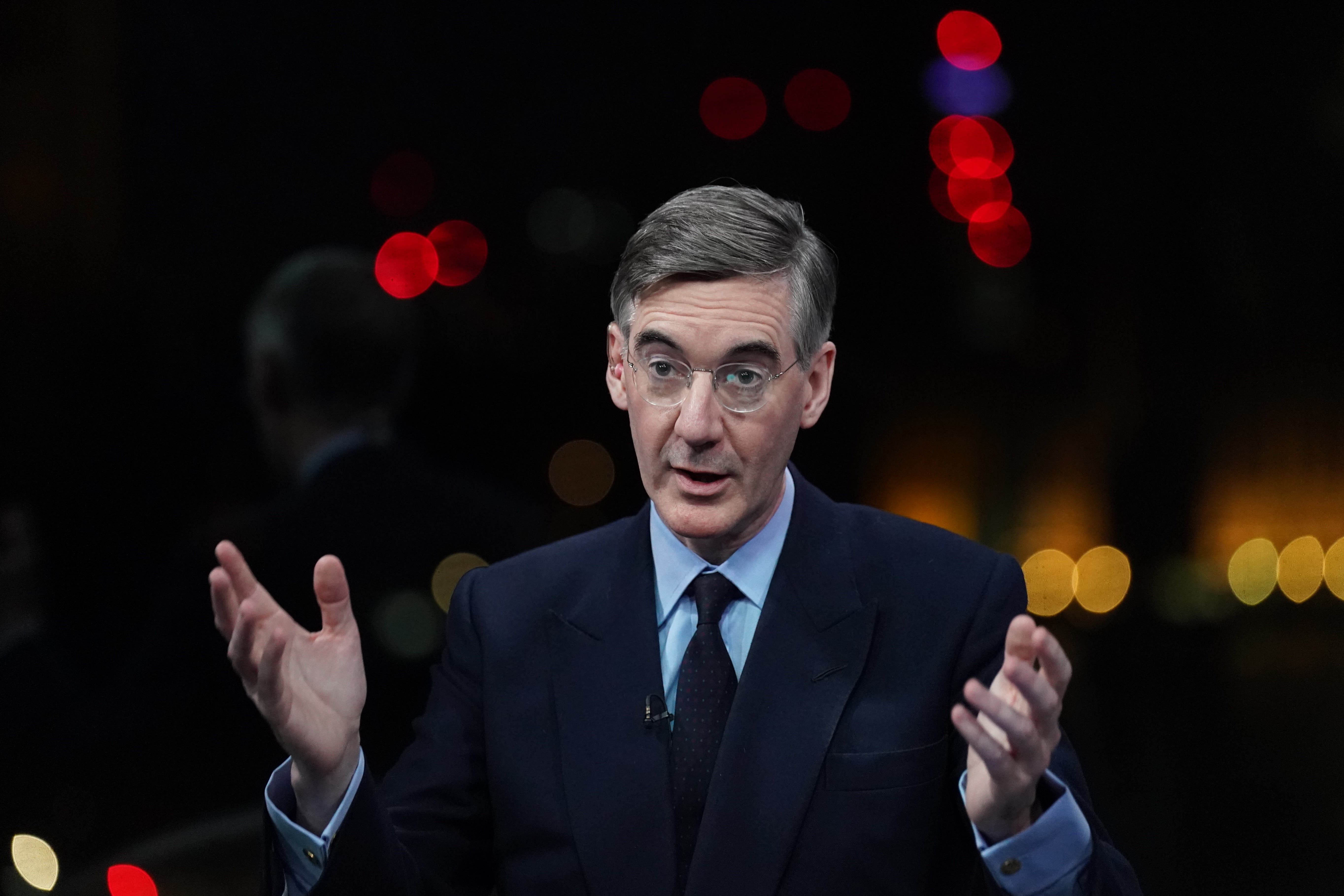 Jacob Rees-Mogg attacked the government over the Retained EU Law (Revocation and Reform) Bill (Stefan Rousseau/PA)