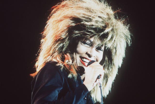 Rock star Tina Turner in concert in Scotland (PA)