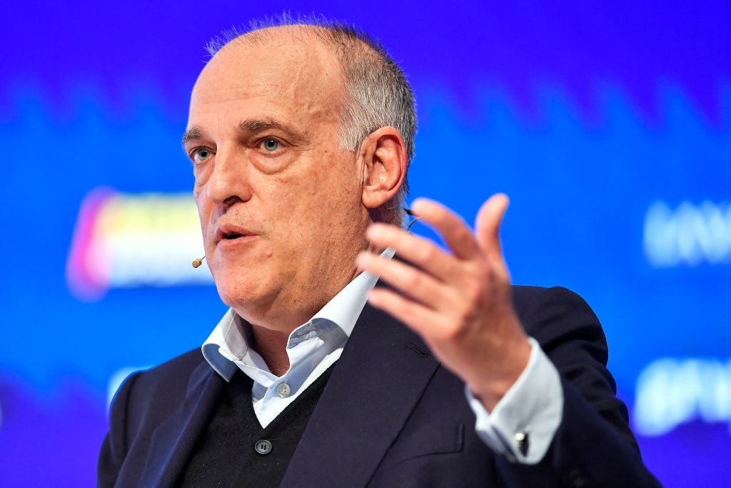 Il presidente di La Liga Javier Tebas