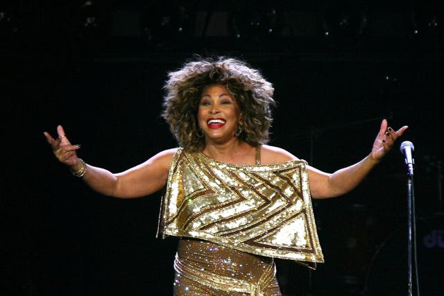 <p>Tina Turner performs in concert at the 02 Arena in Greenwich, London (Johnny Green/PA)</p>