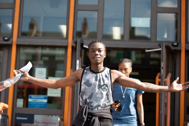 Bacari-Bronze O’Garro at Thames Magistrates’ Court where he was charged with failing to comply with a community protection notice after a TikTok “prank” video showed people entering a private home without permission (Lucy North/PA)