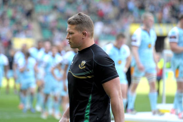 Dylan Hartley cut a dejected figure after being sent off in the Premiership final (Tim Ireland/PA)