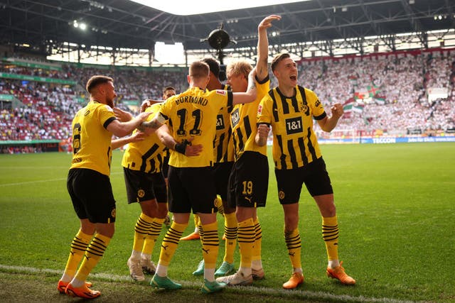 <p>Borussia Dortmund are aiming to snap Bayern Munich’s Bundesliga title-winning streak </p>