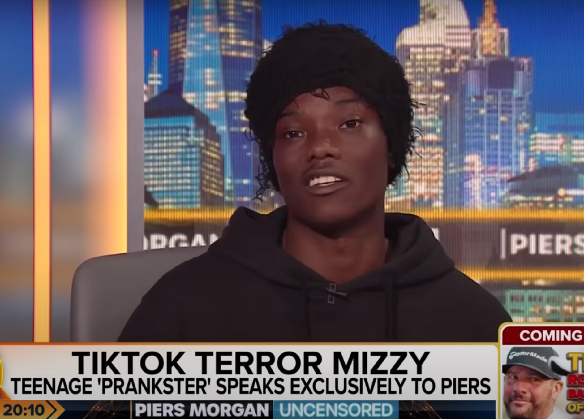 Mizzy told Piers Morgan it was ‘not my fault’ that UK laws are ‘weak'