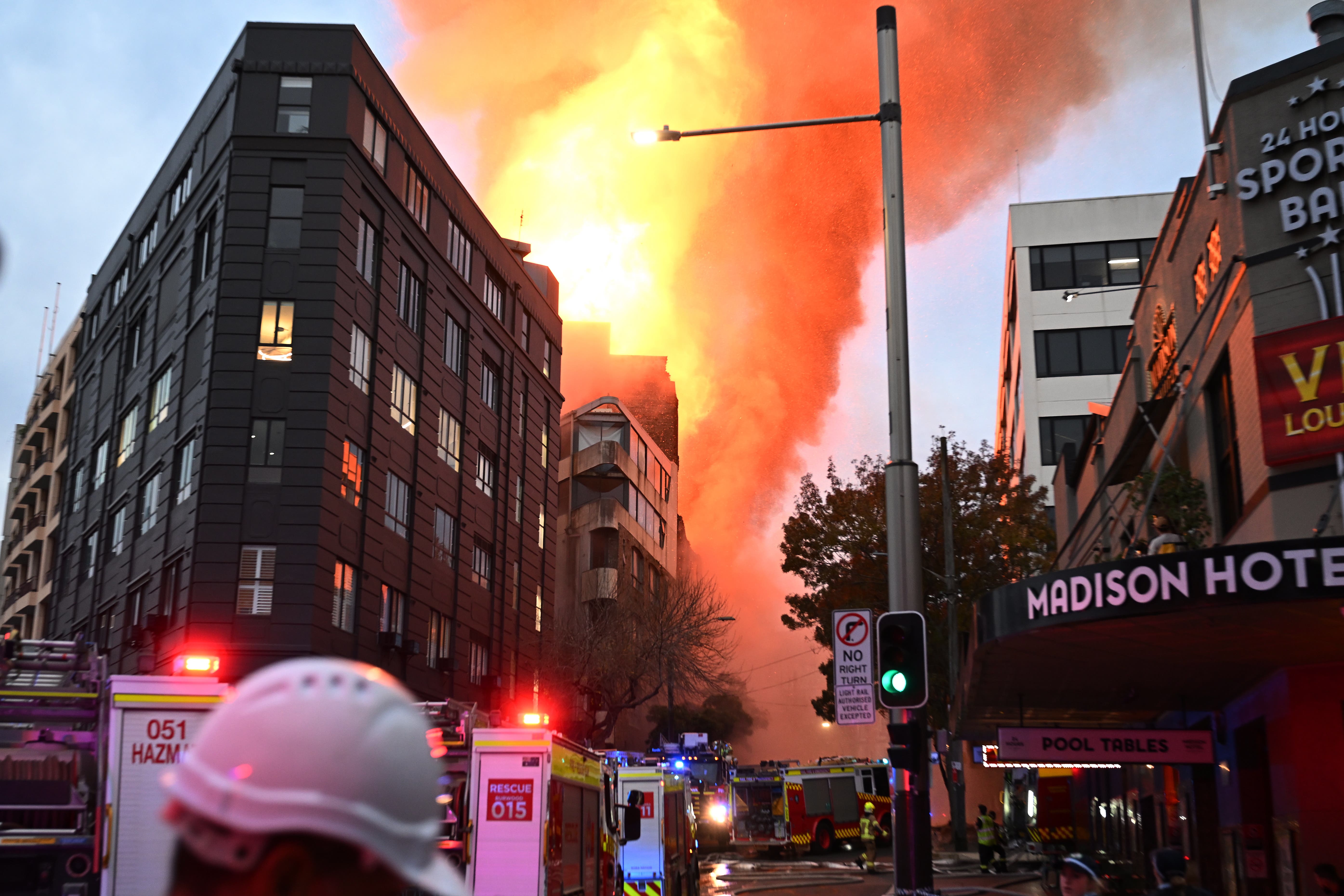 Sydney fire: Blaze engulfs seven-storey tower in Surry Hills as highest-level ‘10th alarm’ emergency declared