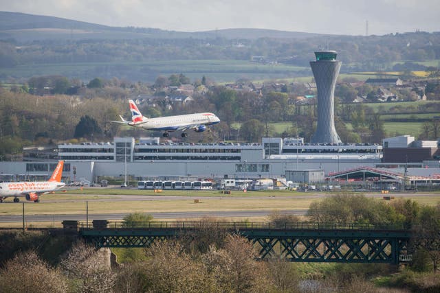 Unite members at Edinburgh Airport have voted to strike (Ian Georgeson/Alamy/PA)