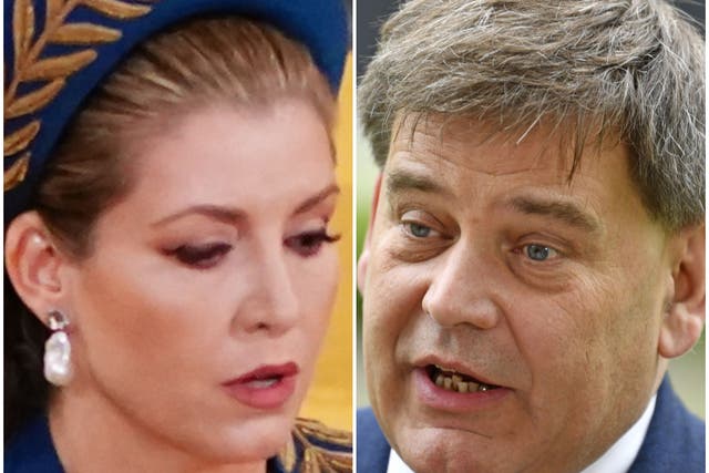 Penny Mordaunt and Andrew Bridgen (Yui Mok/Beresford Hodge/PA)