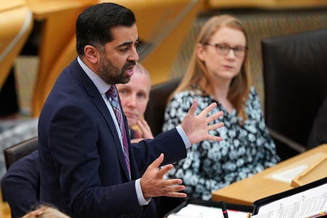 Humza Yousaf welcomed the ‘historic’ and ‘monumental’ statement from Police Scotland’s outgoing chief constable (PA)