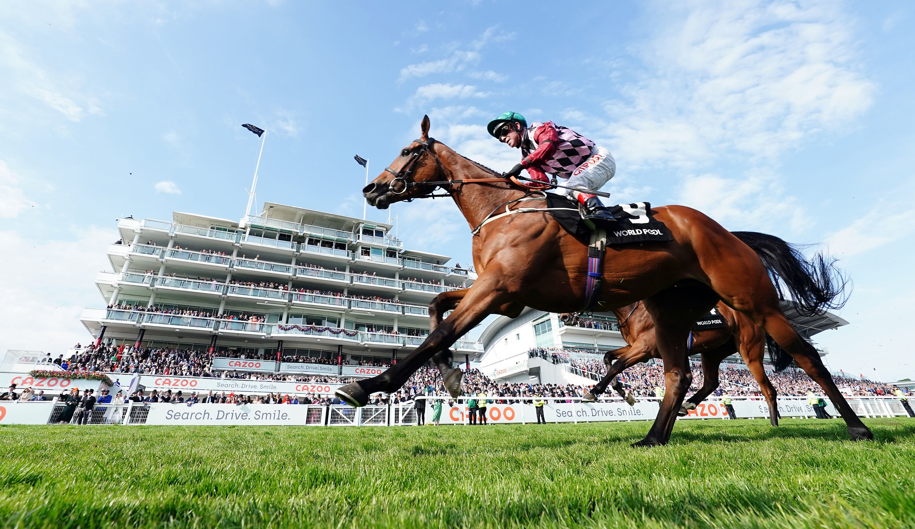 Runners and riders on Derby Day