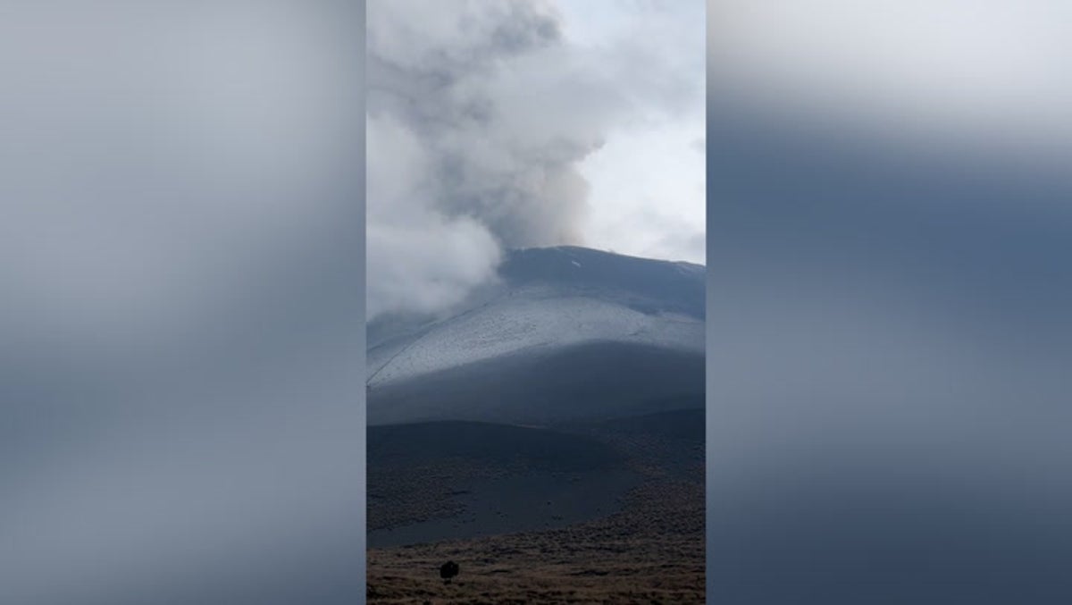 Listen to the tremor of an active volcano in Mexico