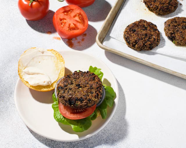 Food-MilkStreet-Quinoa and Black Bean Burgers