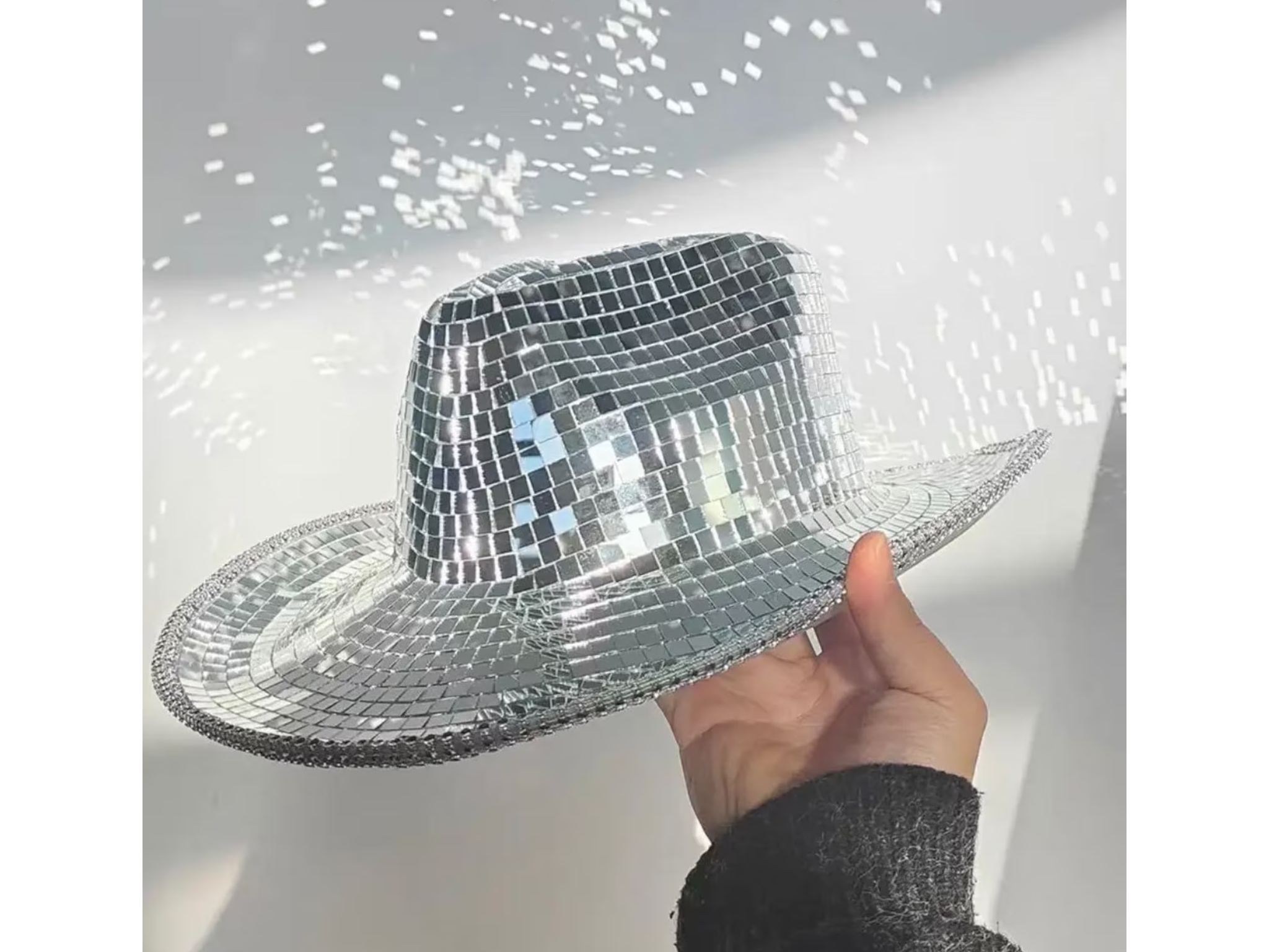 Beyonce-inspired Renaissance Mirror-ball cowboy Hat
