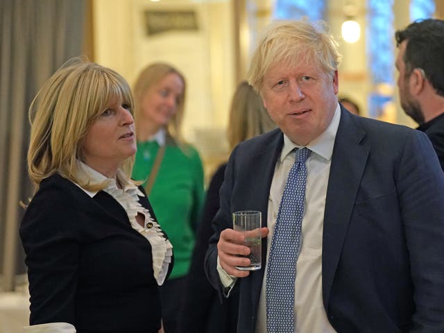 <p>Boris Johnson and Rachel Johnson</p>