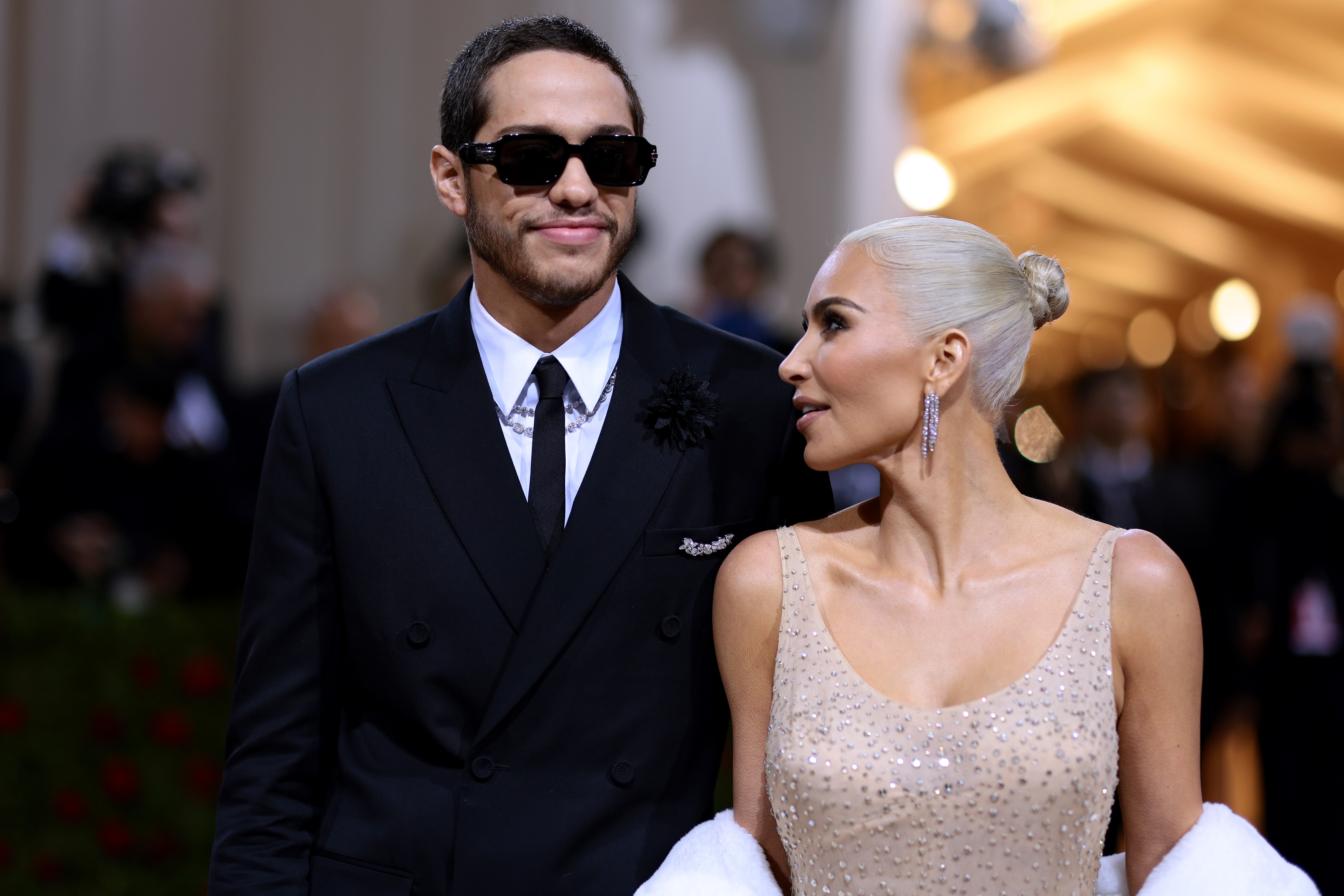 Pete Davidson and Kim Kardashian attended the 2022 Met Gala together