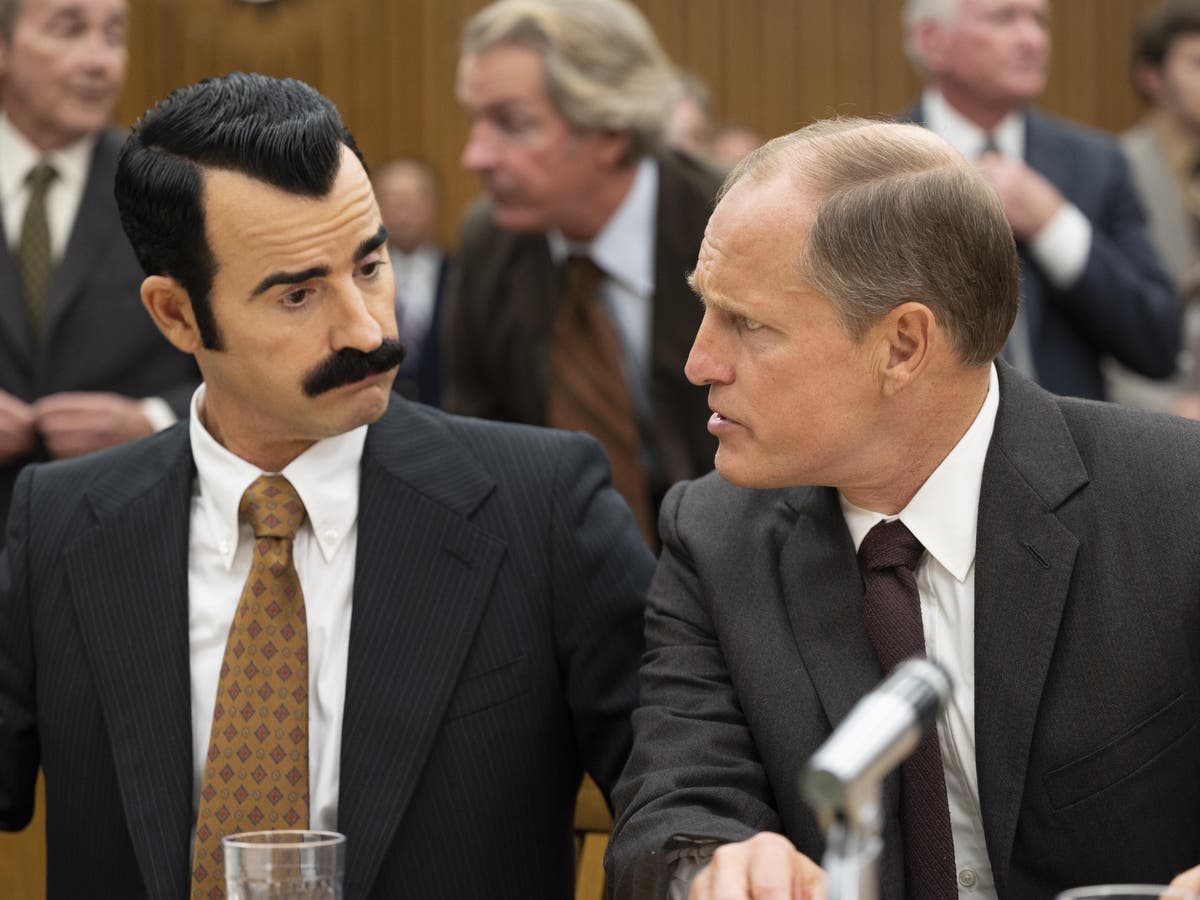 Woody Harrelson and Justin Theroux on their ‘absurd’ new series White House Plumbers