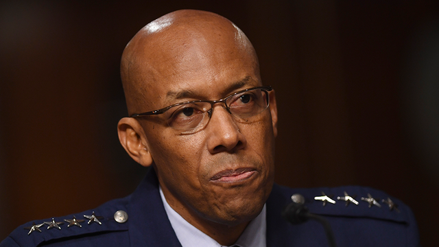 <p>General Charles Q. Brown, Jr. testifies on his nomination to be Chief of Staff in 2020 </p>