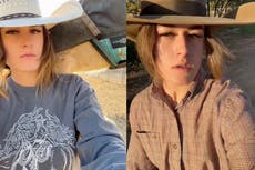 TikTok influencer hospitalised for traumatic brain injury after horse falls on her at Arizona ranch