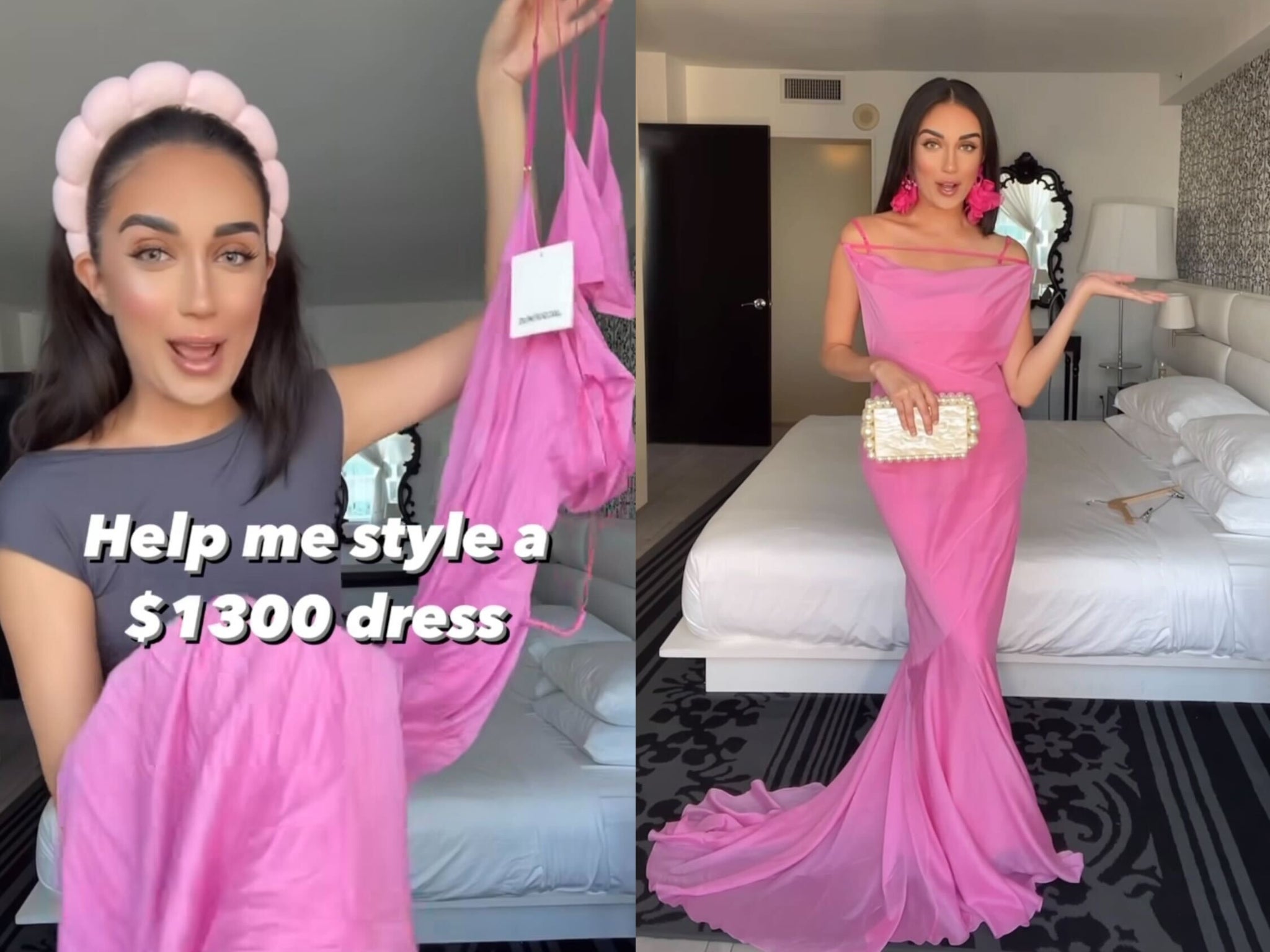 TikTok star's '$1,300' Jacquemus dress divides the internet in