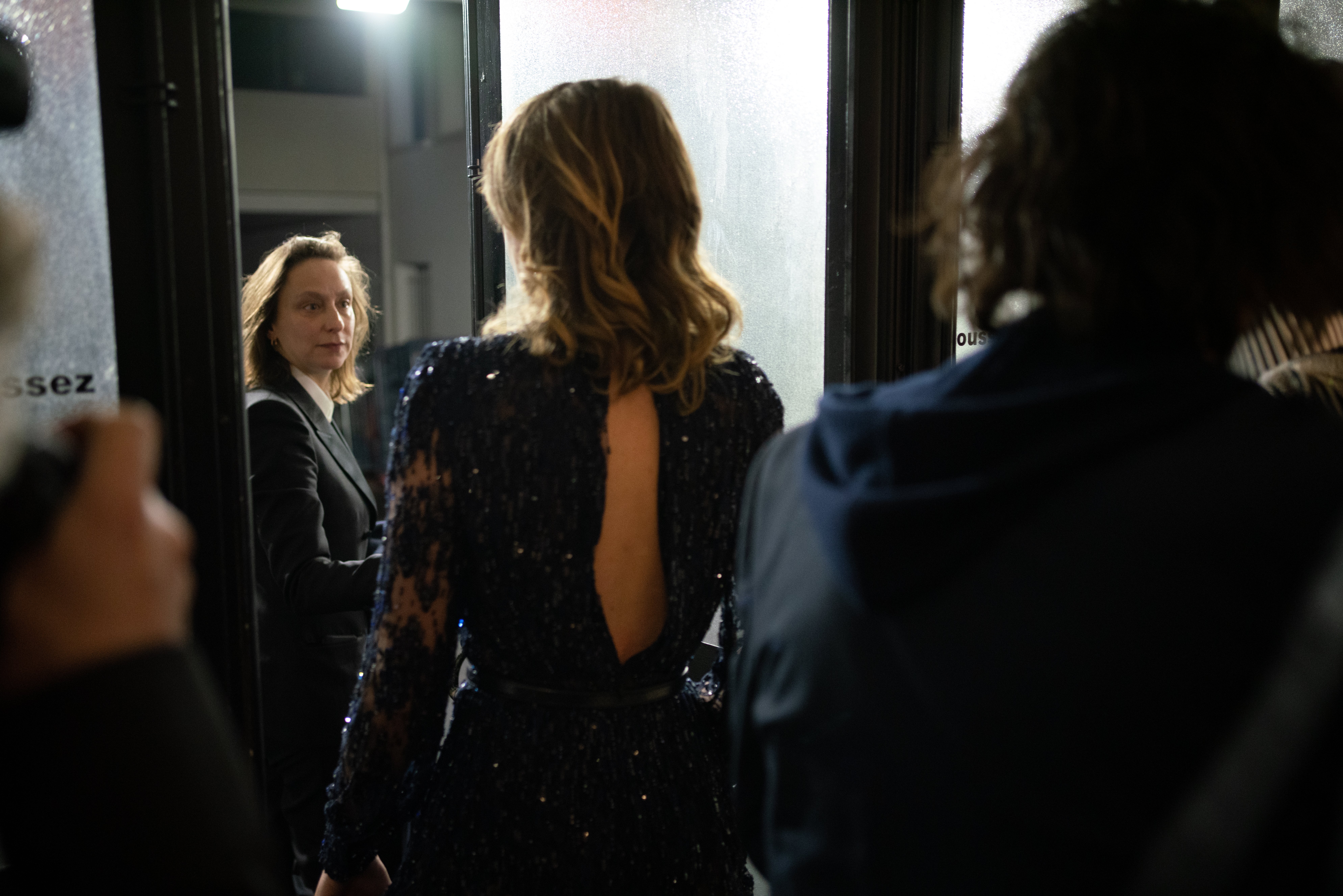 Adèle Haenel walks out of the 2020 César awards after the prize for best director is given to Roman Polanski