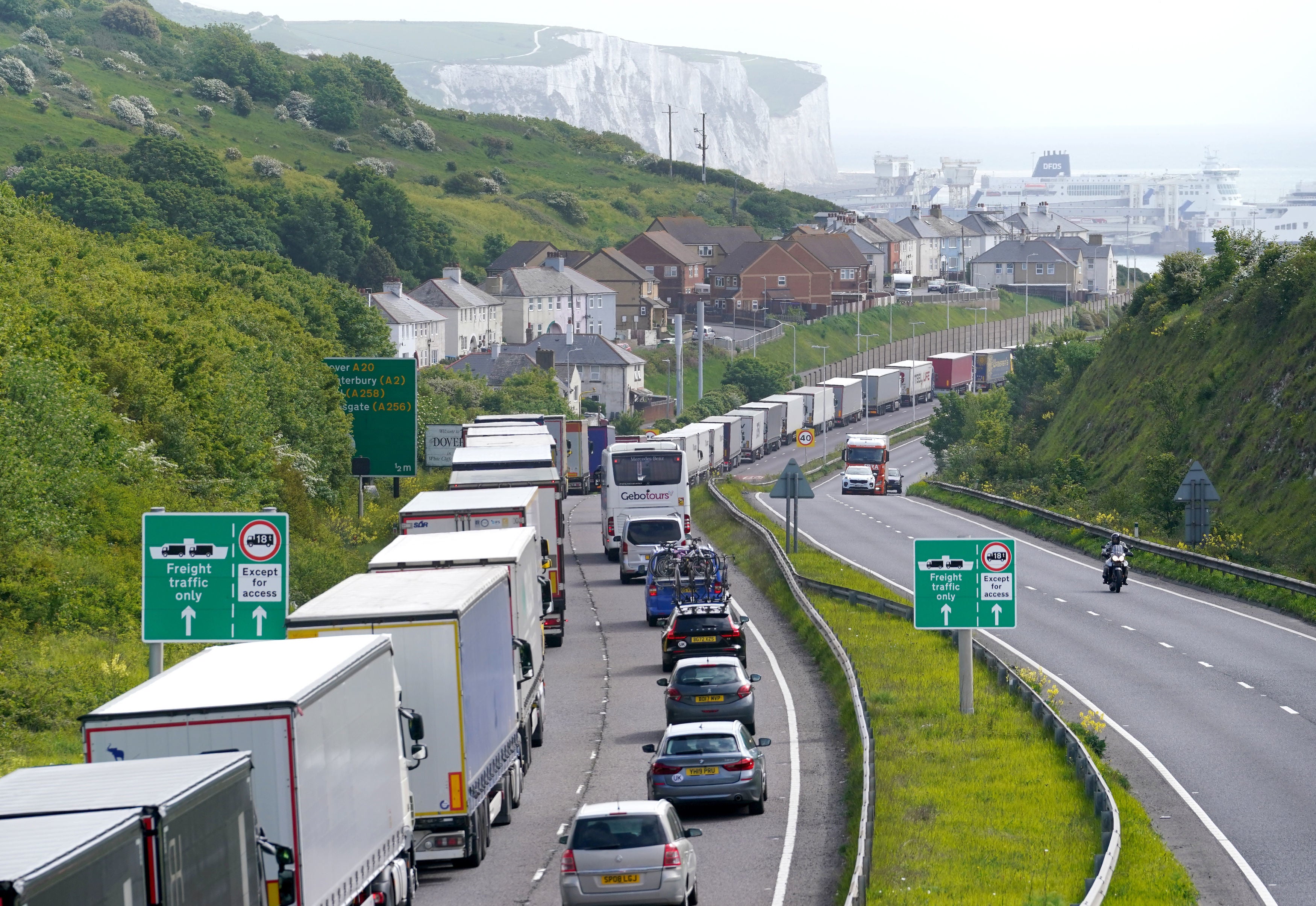 Dover has seen huge disruption from post-Brexit checks