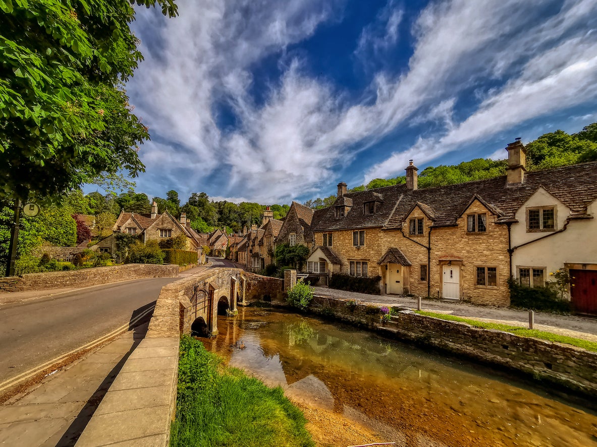 Castle Combe is a typical Cotswold village