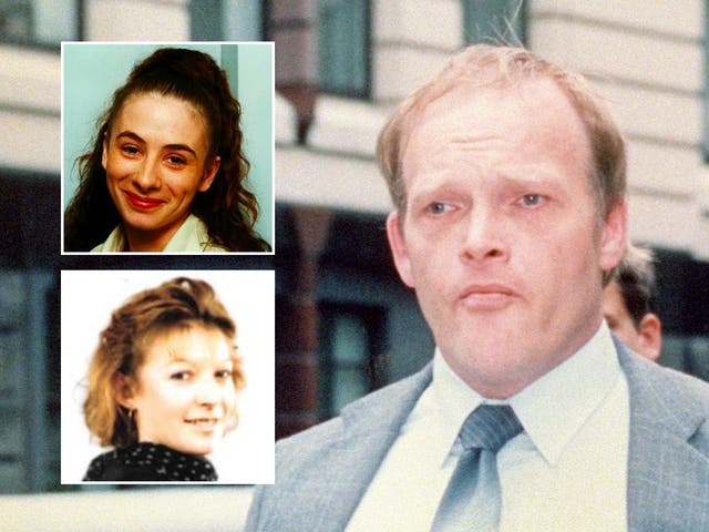 <p>David Smith killed Sarah Crump (bottom left) and Amanda Walker (top left) eight years later </p>