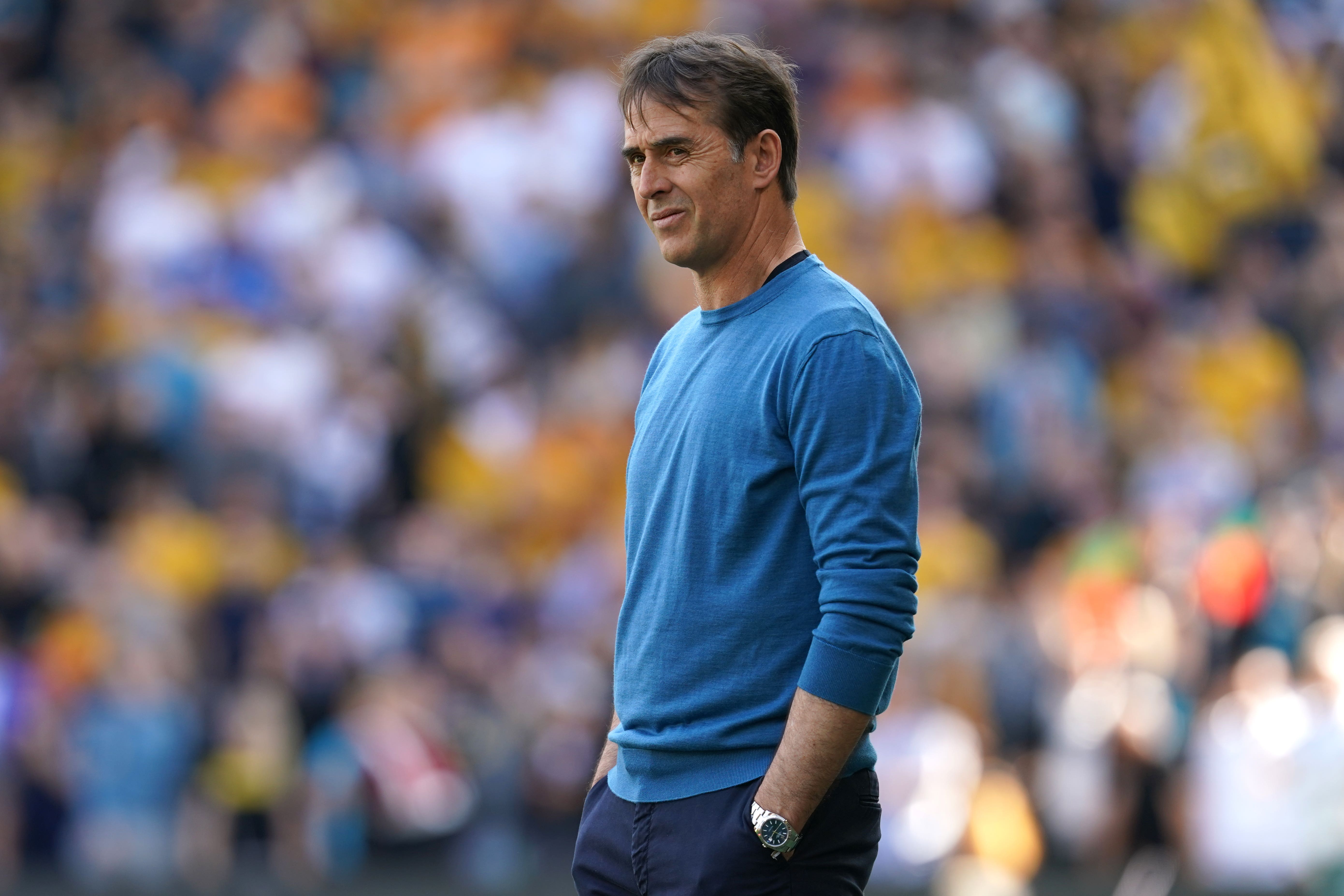 Wolves boss Julen Lopetegui will continue to speak about the future (Nick Potts/PA)